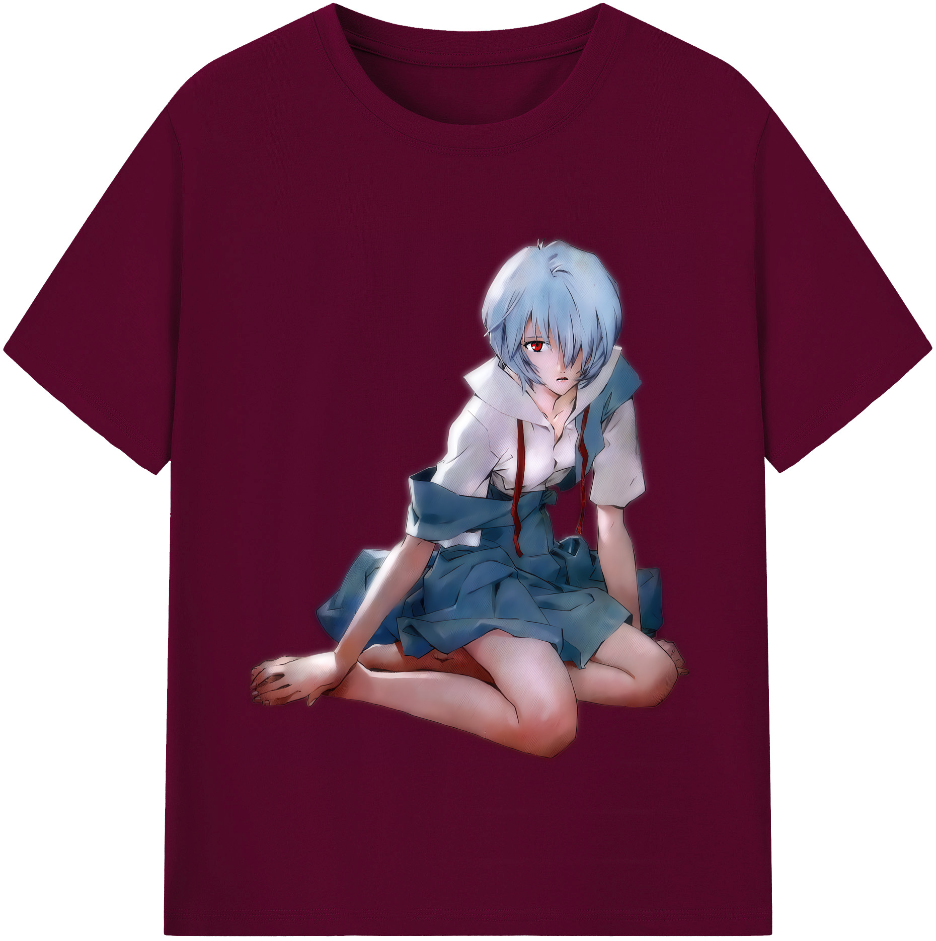 （画像用） EVA 新世紀エヴァンゲリオン レディースカジュアルプリントTシャツ（綿100％）